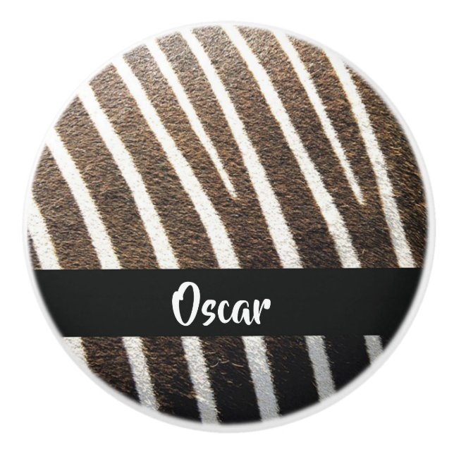 Skalutskrift av zebra knopp (Framsidan)