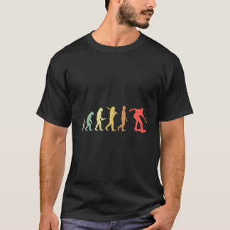 Skalutveckling för Skater Skateboarders T Shirt