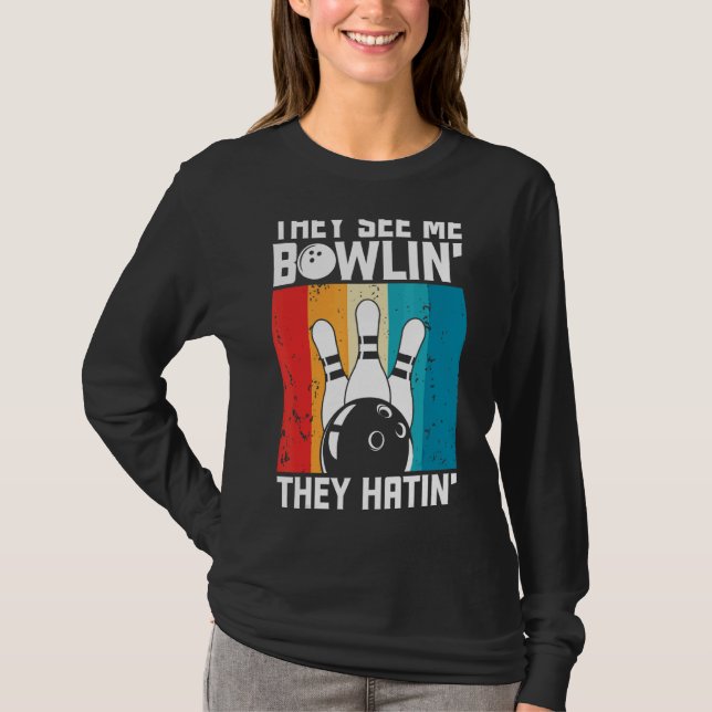 Skalverk för Bowlareare T Shirt (Framsida)