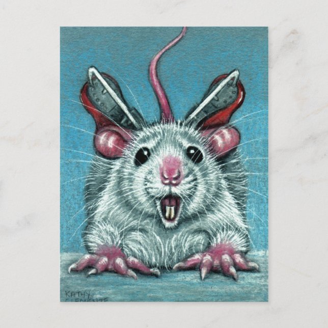 Skalvykort för råtta Fell Ice Vykort (Framsida)