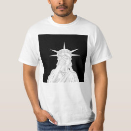 Skam Frihetsgudinnan USA för försäljningskaos T Shirt