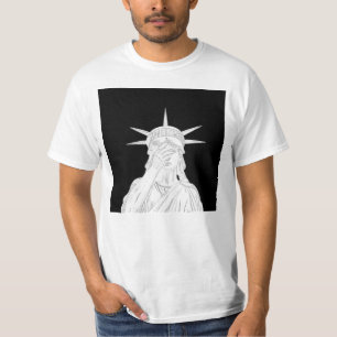 Skam Frihetsgudinnan USA för försäljningskaos T Shirt