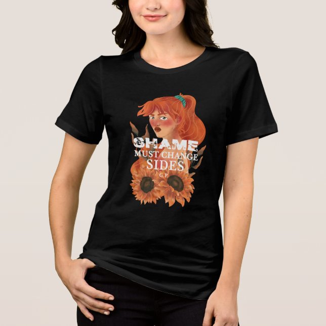 Skam måste byta sida t shirt (Framsida)