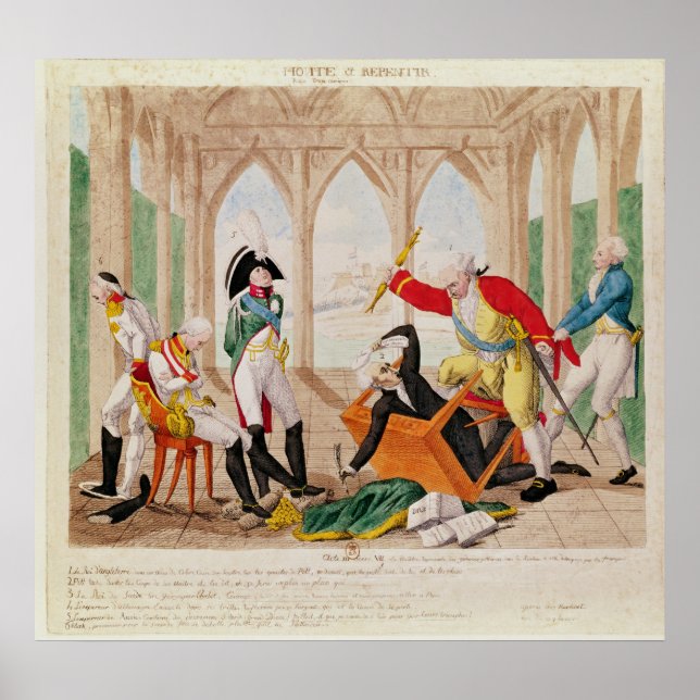 Skam och ånger, en Tragi-Tecknad Play' Poster (Framsidan)