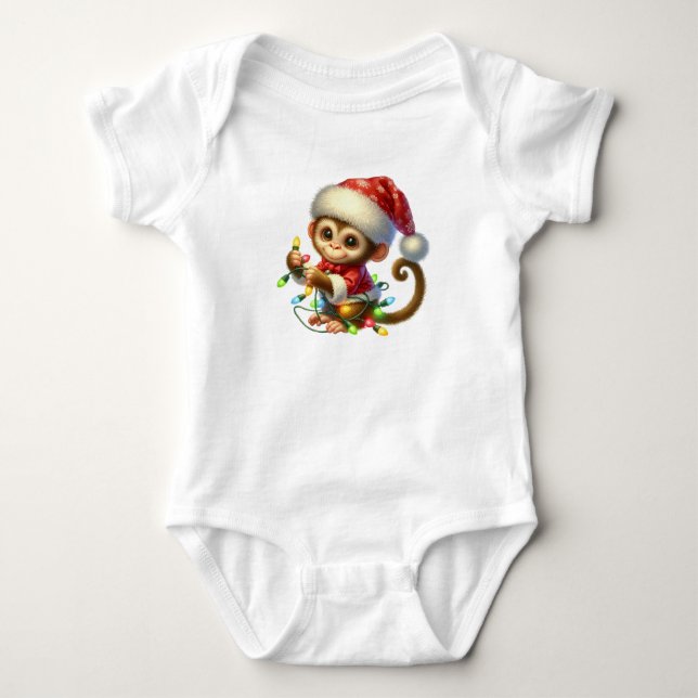 Skämjelig julapa t shirt (Framsida)