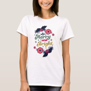 Skämjelig, rolig julfin-design t shirt