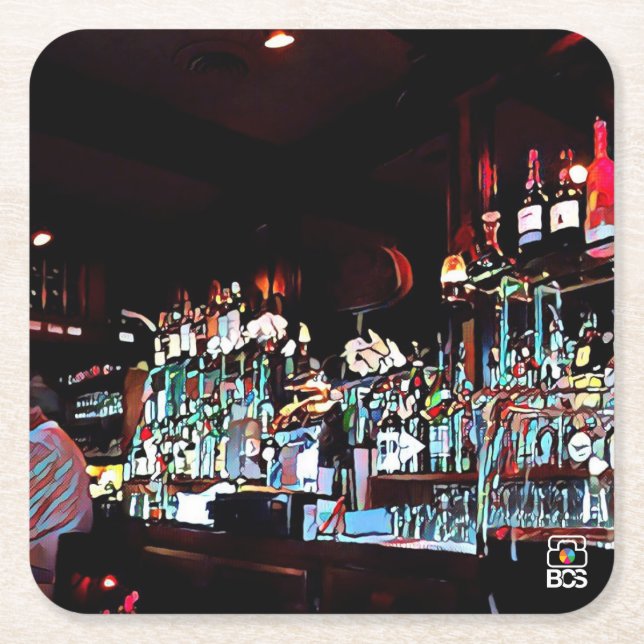 Skamlös Head San Francisco papperskustfartyg Underlägg Papper Kvadrat (Framsidan)