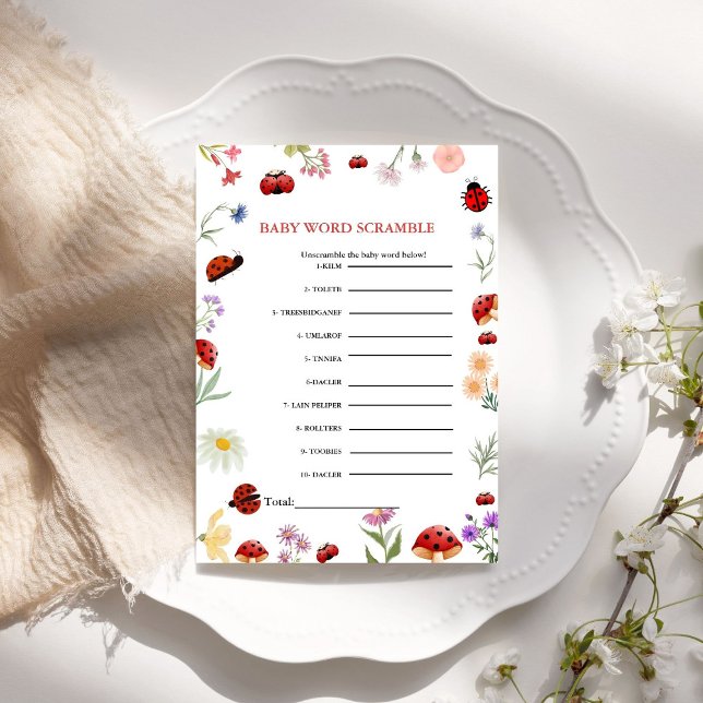 Skämmande babyduschspel för barn i kryp Baby (Skapare uppladdad)