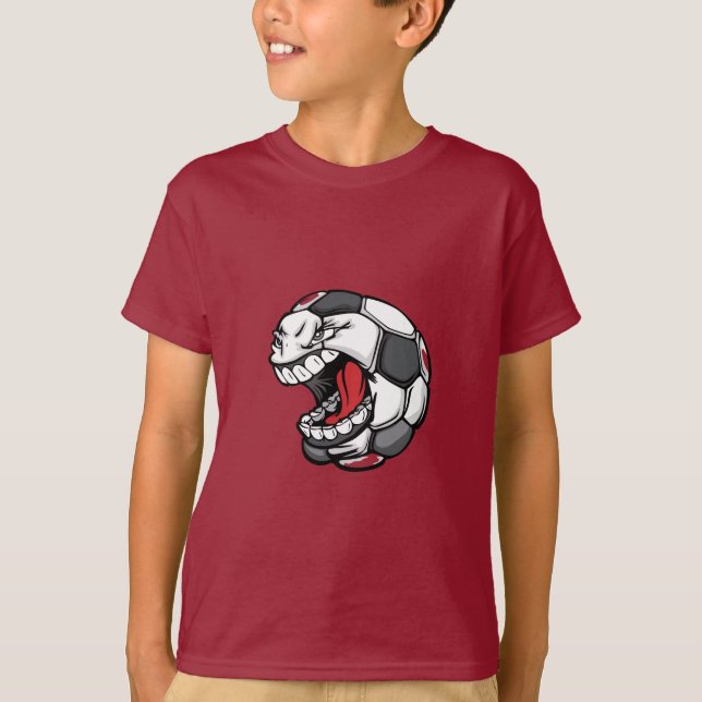 Skämmande fotboll t shirt (Framsida)