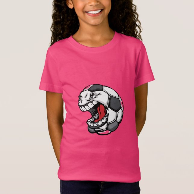 Skämmande fotboll t shirt (Framsida)