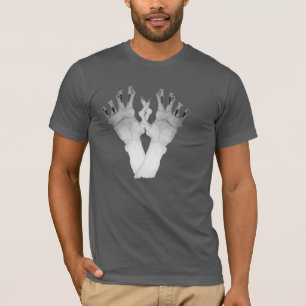 Skämmande monsterhand tee shirt
