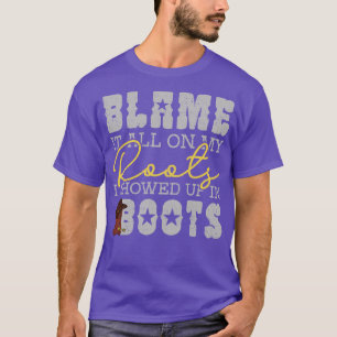 Skamra allt på mina rötter i skott t shirt