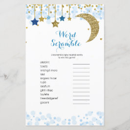 Skamspel i Ord, guld, blått måne,