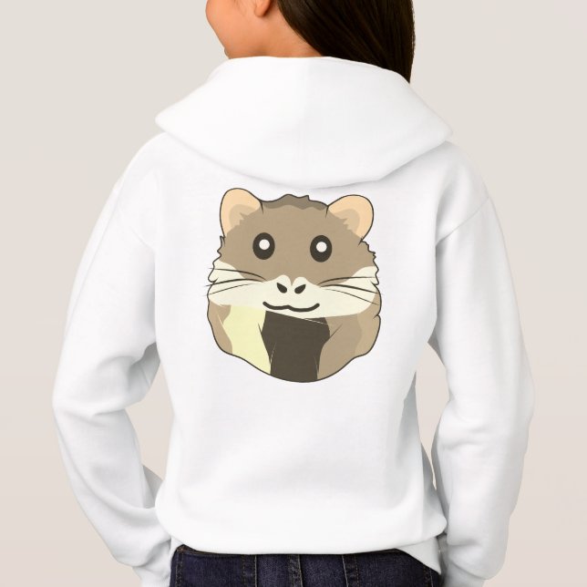 Skämsterfull och lätt hamster t shirt (Baksida)