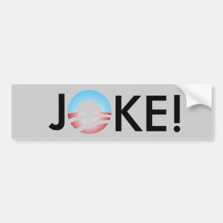 skämt ANTI OBAMA Bildekal
