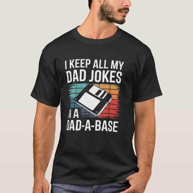 Skämt DadABase Rolft Farsdagspresentidé T Shirt (Framsida)