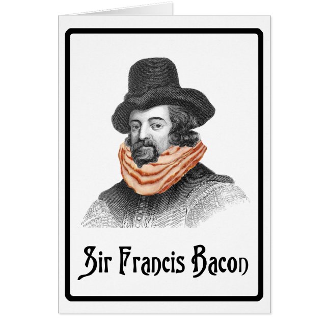 Skämt för herr Francis Bacon Hälsningskort (Framsidan)