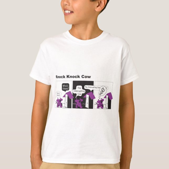 Skämt för koknackningknackning t-shirt (Framsida)