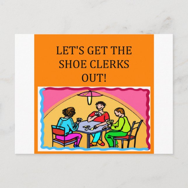 skämt för pokerspelaren vykort (Framsida)