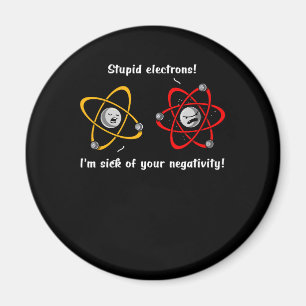 Skämt för vetenskap för kemielektronNegativity Magnet