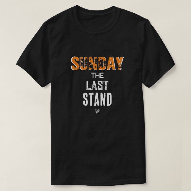 Skämt från söndag (Söndag: Sista stativ!) v2 T Shirt (Design framsida)