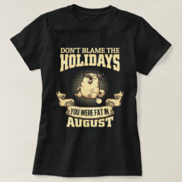 Skämt inte Helgdagarna Pug T Shirt