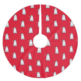 Skämt jultomte med Santa Hat Julgransmatta Borstad Polyester