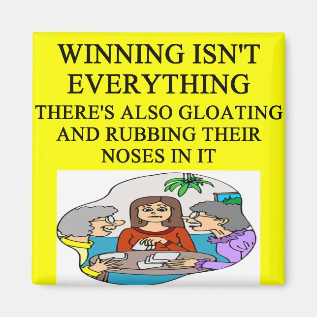 skämt om duplicerad bro och spelspelare magnet (Framsidan)