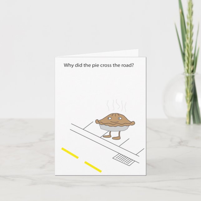 skämt: paj kort (Framsida)