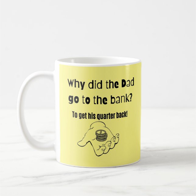 skämt PAPPA Kaffemugg (Vänster)
