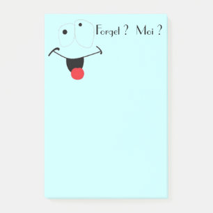 skämt post-it block