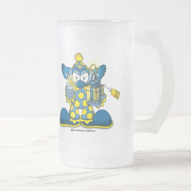 Skämtande Frostad Ölmugg Frostat Ölglas (Höger)