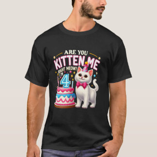 Skämtar du med mig nu, jag är en glad kattälskare t shirt