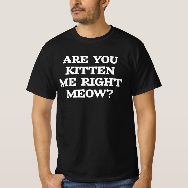 skämtar du med mig nu t shirt (Framsida)