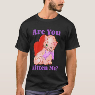 Skämtar Du På Min Katt T Shirt Rolig Katt Joke