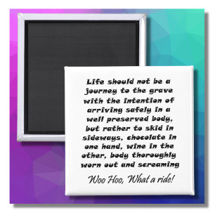 Skämtar födelsedag med humor ger magneter för fina