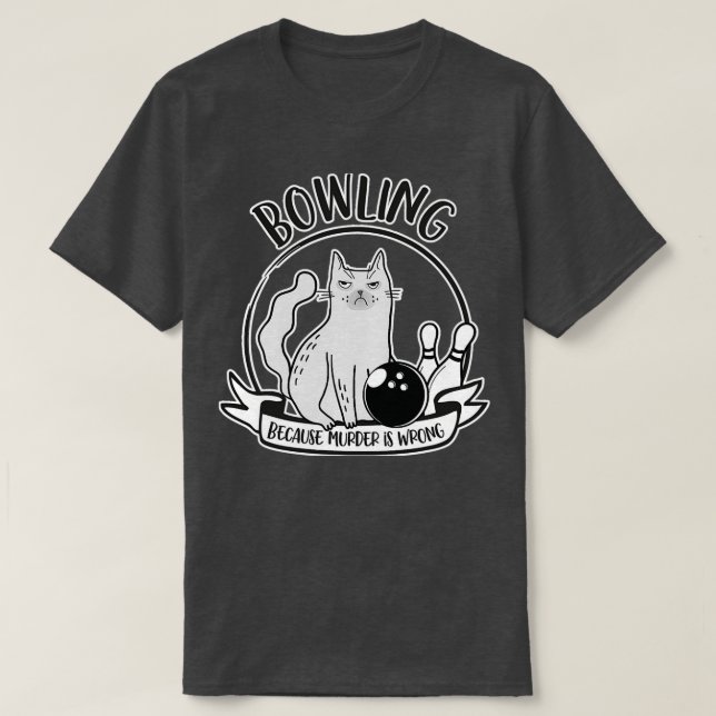 Skämtar för att mord är fel? t shirt (Design framsida)