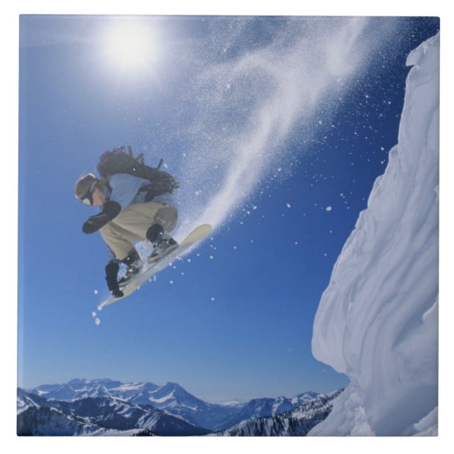 Skämtar in Snake Bäck Canyon från Clayton 3 Kakelplatta (Framsidan)