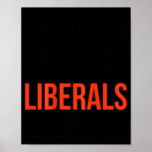 Skämtar Inte Om Liberaler Utan Mig Roligt Sarcasm Poster
