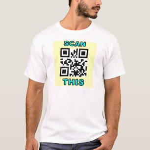 SKÄMTET ÄR PÅ DIG (det Qr meddelandet kodifiera T Shirt