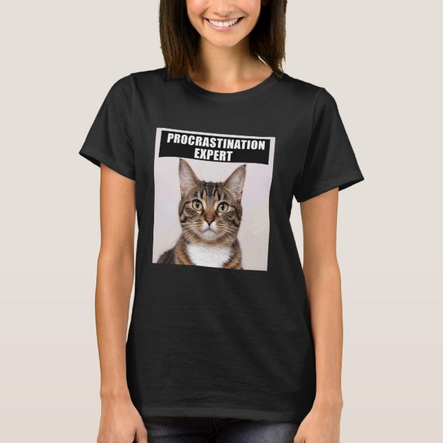 Skämtexpert Katt Joke T Shirt (Framsida)