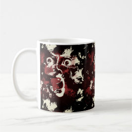 skämtsam ansikte kaffemugg