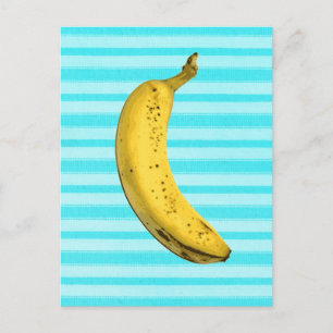 Skämtsam banan vykort