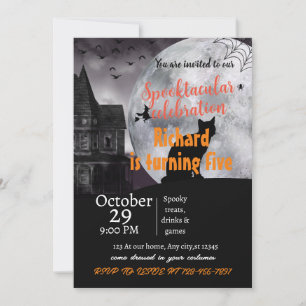 skämtsam förhäxning halloween BIRTHDAYInvitation Inbjudningar
