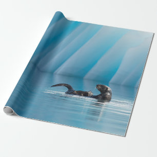 Skämtsam havsutter presentpapper