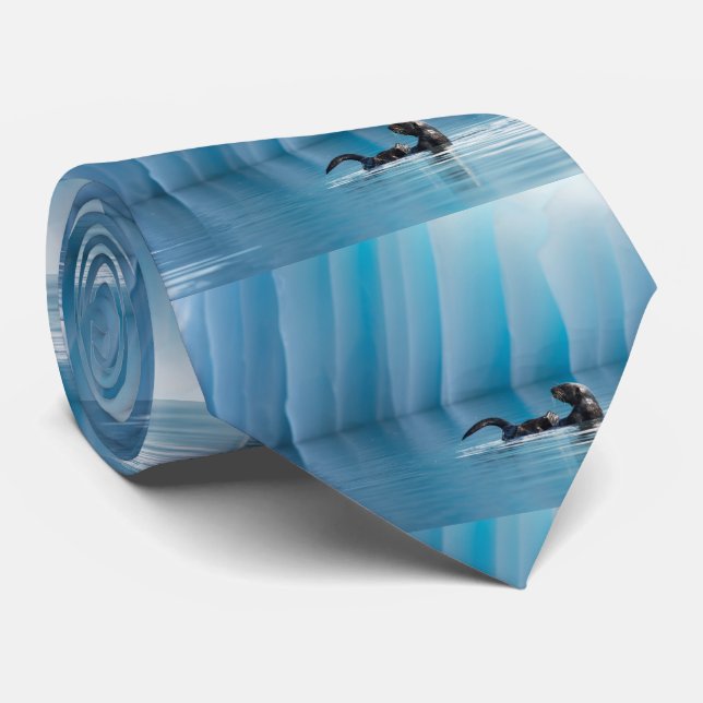 Skämtsam havsutter slips (Rullad)