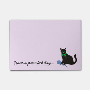 Skämtsam katt post-it block