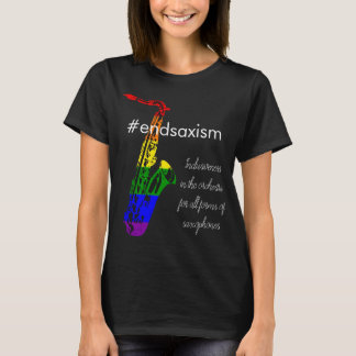 Skämtsam pro saxofondesignsax-pride t shirt