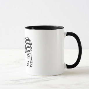 Skämtsam sebramugg mugg
