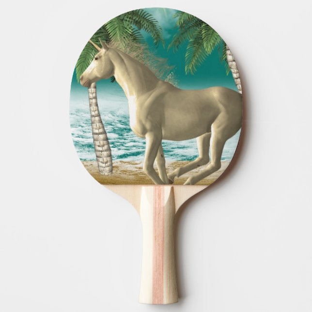 Skämtsam Unicorn Pingisracket (Framsidan)